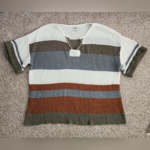 BKE Striped Knit Top